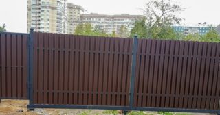 Купить распашные ворота из штакетника Чистополь, цена от 2724 руб.